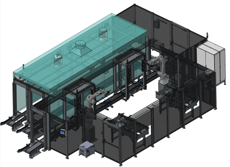 Robotic tray loading system