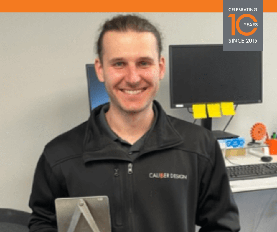 Ash Klemke, recipient of the Caliber Design Good Bugger award November 20025