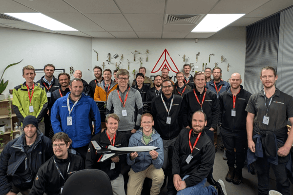 Christchurch Team site visit to Dawn Aerospace